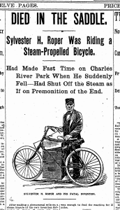 Sylvester H. Roper Died in the Saddle Boston Daily Globe 2 June 1896