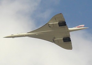 Concorde: The Concorde supersonic transport had an ogival delta wing, a slender fuselage and four underslung Rolls-Royce/Snecma Olympus 593 engines. G-BOAF was the last of the British Concordes to be completed and the last to fly in 2003